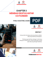 Chapter 3 - Membagi Ekuitas para Founder