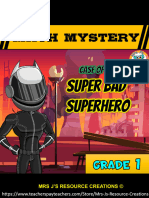 Math Mystery - GRADE 1 - Case of The Super Bad Superhero