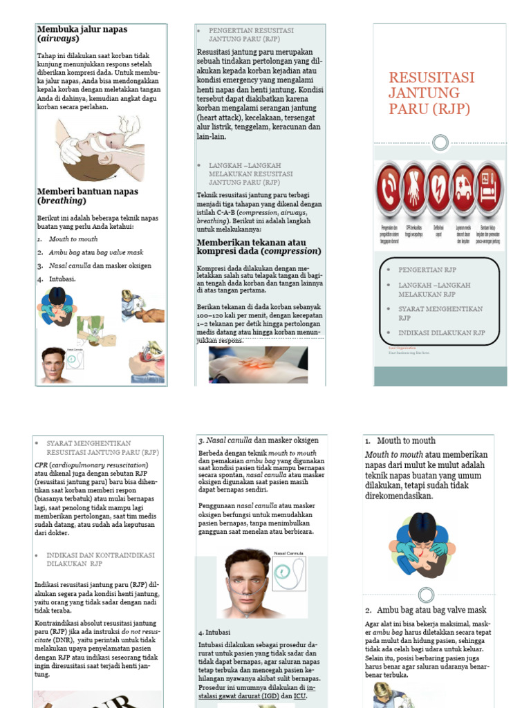 Panduan Resusitasi Jantung Paru RJP | PDF