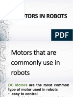 Motors in Robotics