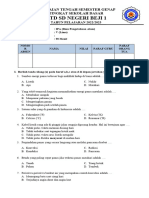 SOAL PTS GENAP IPA KELAS 5