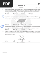 Assignment-35: Section-I Single Correct Answer Type 5 Q. (3 M (-1) ) 1