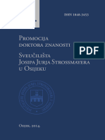 Publikacija 34 Promocija Doktora Znanosti