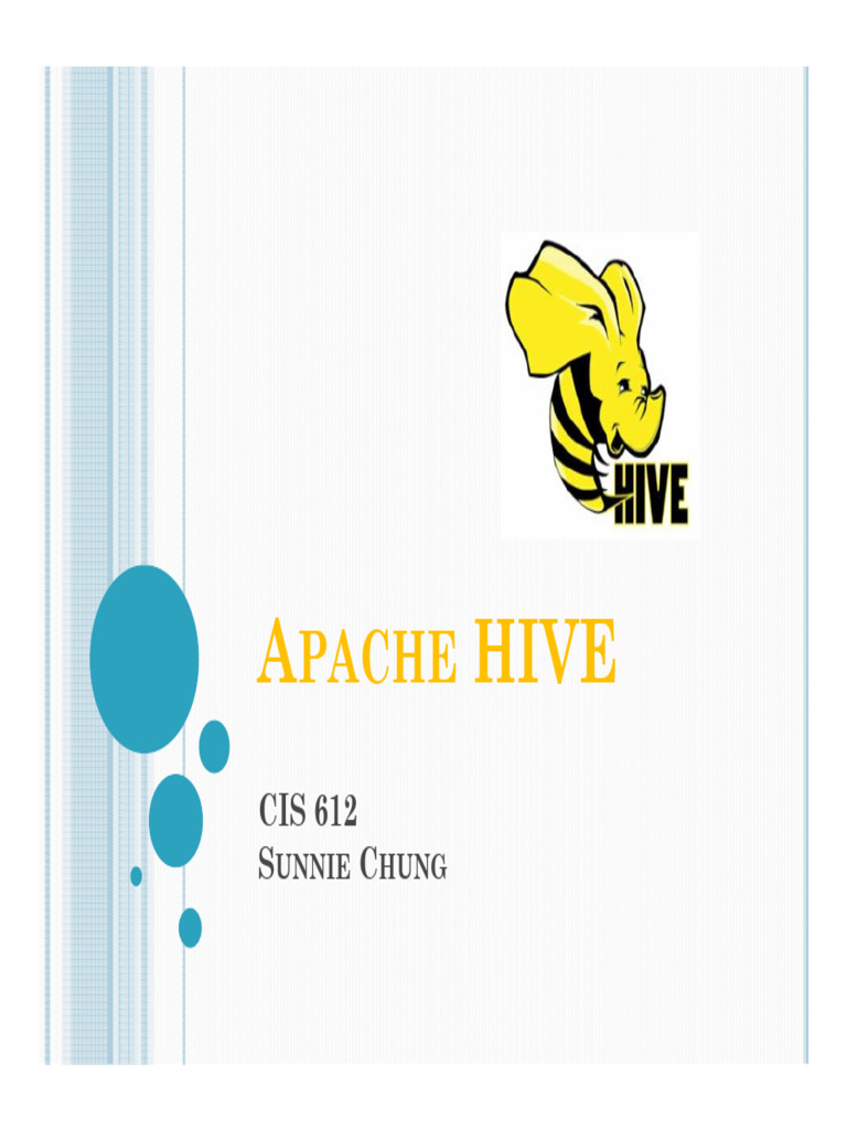 Overview of Apache Hive Architecture | PDF | Apache Hadoop | Acid