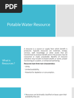 (3.1) Potable Water Resources