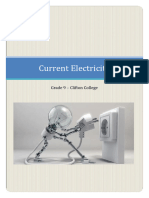 Current Electricity Notes and Worksheets 2023