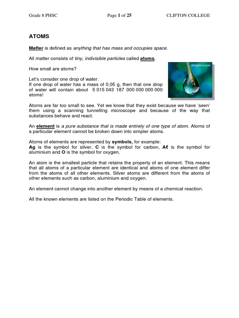 Gr8 Chemistry 2021 Pdf Mixture Chemical Compounds