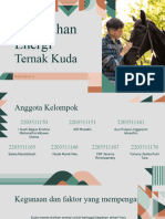 Kebutuhan Energi Kuda