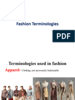 Introduction to Fashion and Fashion Terminologies