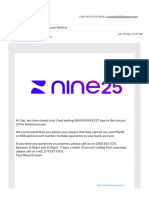 Nine25 Account Closure Notice PDF
