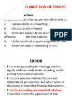 A1 Correction of Errors