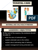 8.2 Antenatal Care