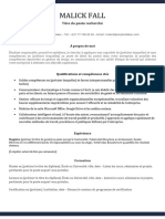 CV Étudiant