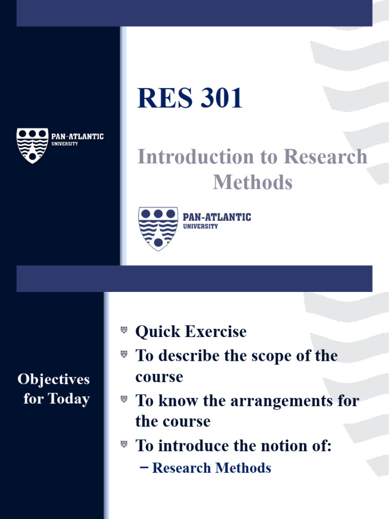 Introduction To RM (1) 2 | PDF | Methodology | Pragmatism