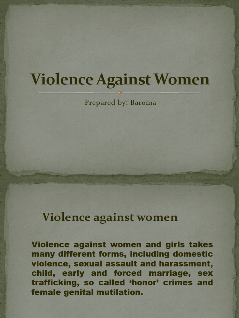 Understanding Violence Against Women | PDF
