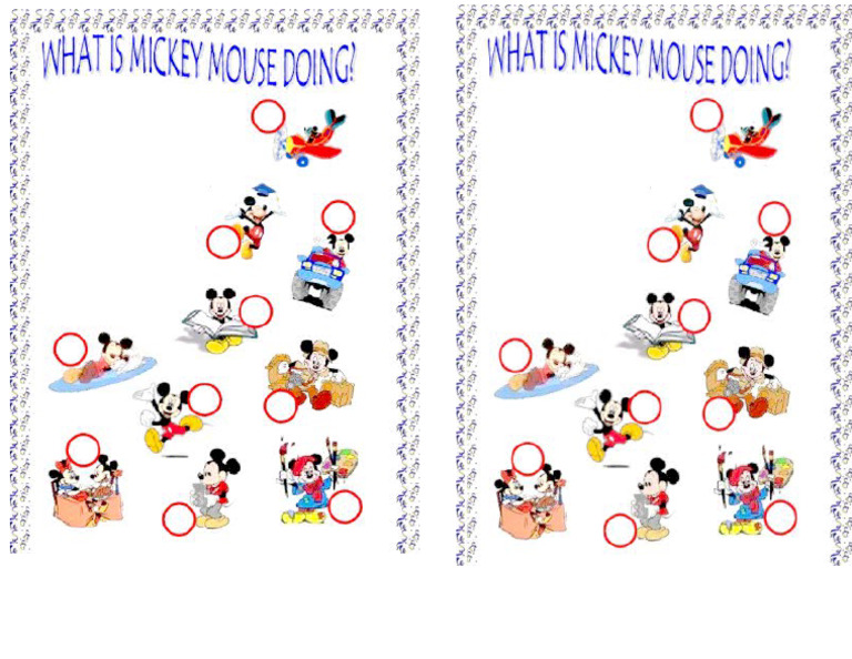 What Is Mickey Doing | PDF