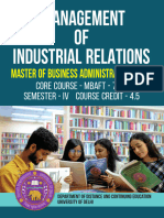 7811 - Management of Industrial Relations