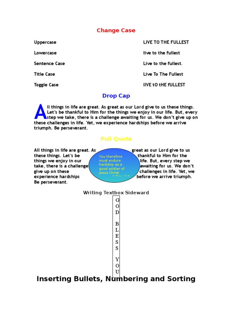 Change Case | PDF