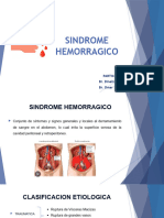 Sindrome Hemorragico