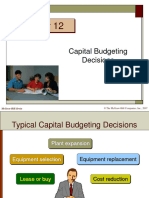 Chapter12 Capital Budgeting