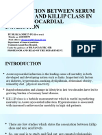 Correlation Between Serum Uric Acid and Killip Class in Acute Myocardial Infarction