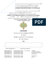 Page Garde Memoire Licence Univ Tlemcen
