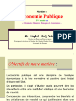 Chapitre I Economie Publique