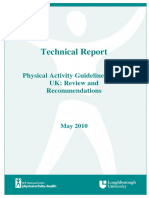Loughborough Uni - 2010 - Physical Activity Guidelines in The UK Review & Recommendations