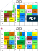 Jadwal Per Kelas Per 07 Agustus 2023