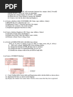 LAB Set Questions Rdbms Record Nov 2023 To Students