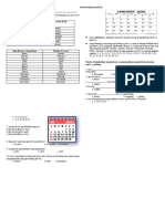 Mathematics Worksheet