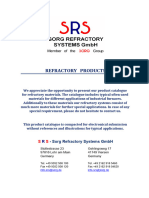 Refractory Material Specs