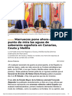 Defensa - Marruecos Pone Ahora en Su Pun... Española en Canarias, Ceuta y Melilla