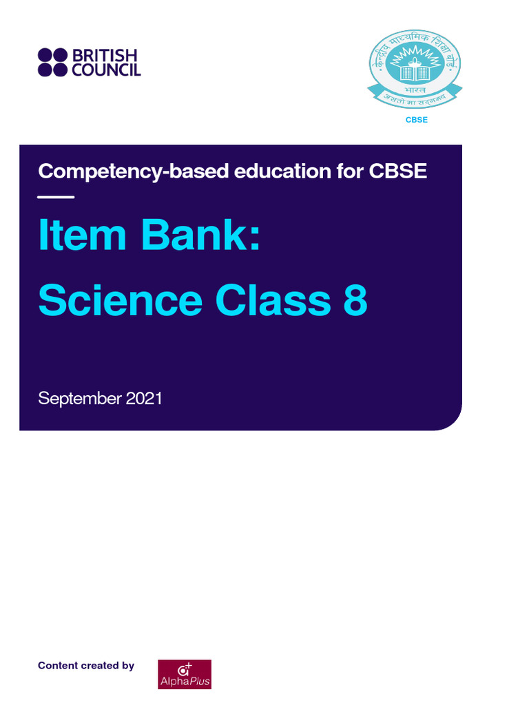 Science Item Bank for Class 8 | PDF | Ovary | Agriculture
