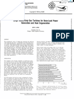 Large Heavy-Duty Gas Turbines For Base-Load Power Generation and Heat Cogeneration