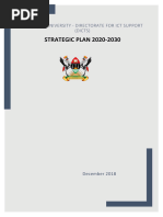 Makerere University ICT Strategic Plan 2020 2030