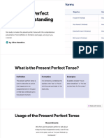 The Present Perfect Tense Understanding and Usage