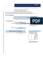 School Attendance Register and Report