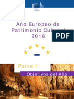 2018 Año Europeo Del Patrimonio Cultural