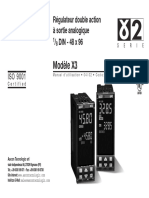 Modèle X3: Régulateur Double Action À Sortie Analogique / DIN - 48 X 96