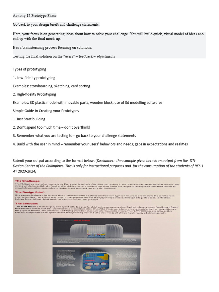 Activity 12 Prototype Phase | PDF | Business | Art