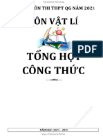 02.Tổng Hợp Công Thức Vật Lí - Thpt Qg 2021