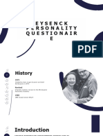 Eysenck Personality Questionaire