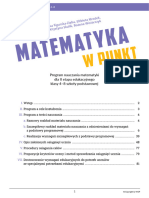 Program - Nauczania - Matematyki - Matematyka - W - Punkt - 2023
