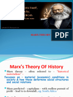 KARL MARX - LECTURE 3 - Theory of History (1) - 1