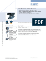 Burkert Type 8035 INLINE Paddlewheel Flowtransmitter Datasheet