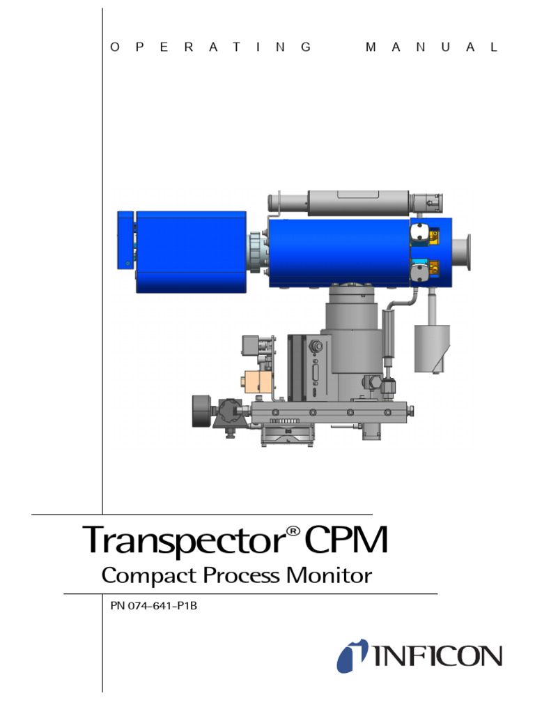 074-641-P1B Transpector CPM OM | PDF | Business | Technology & Engineering