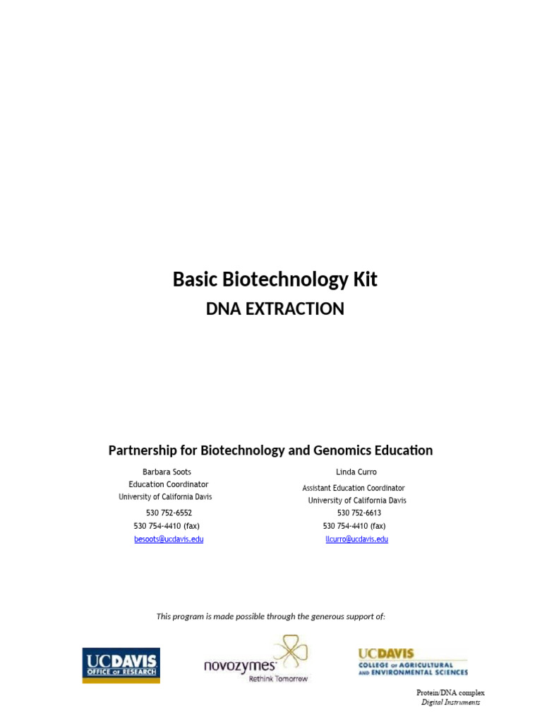 Strawberry DNA Extraction Project | PDF | Cell (Biology) | Dna