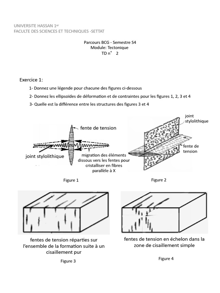 Fentes de tension et cisaillement en TD | PDF | Contrainte de ...