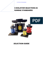 Vibration Isolator Selection As Per Ashrae Standards